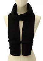 Solid Bow Scarf