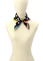 Breezy Dot Silk Bandana