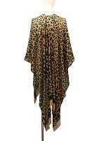 Leopard Ruana