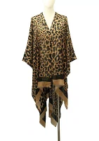 Leopard Ruana