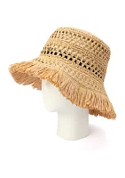 Fringe Spade Cloche Hat 