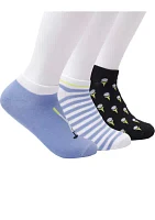 Golf No Show Socks - 3 Pack