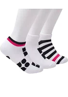 Noel No Show Socks - 3 Pack