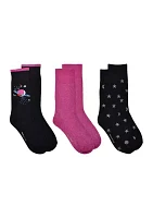 Celestial Printed Crew Socks - 3 Pack