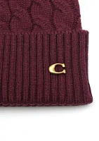 Cable Knit Beanie 