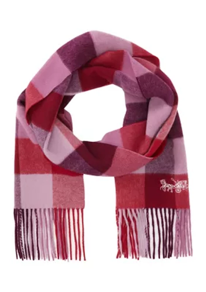 Multicolored Checkered Muffler Scarf 