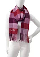 Multicolored Checkered Muffler Scarf 