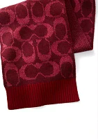 Jumbo Signature C Knit Scarf 