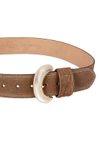 Wide Width Fashion Statement Buckle Belt