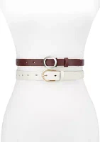 Skinny 2-Pack Fashion Belt Set