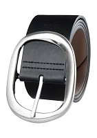 Two One Reversible Centerbar Statement Buckle Belt