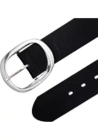 Two One Reversible Centerbar Statement Buckle Belt