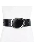 Two One Reversible Centerbar Statement Buckle Belt