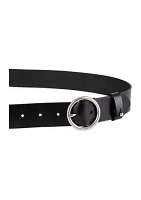 Statement Circle Buckle Fashion Belt