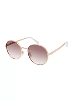 Martha Stewart Metal Round Frame Sunglasses