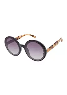 Martha Stewart Two Tone Round Sunglasses