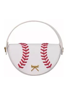 Baseball Half Moon Bag