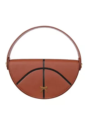 Basketball Half Moon Bag