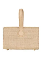 La Lisa Woven Clutch