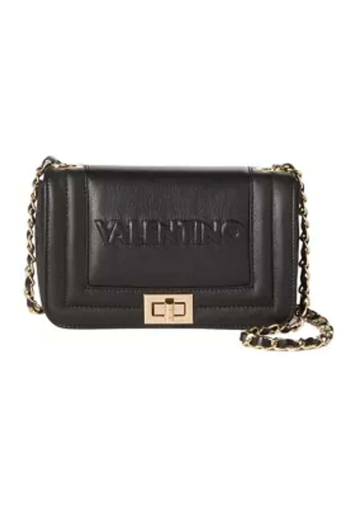 Beatriz Embossed Small Flap Crossbody