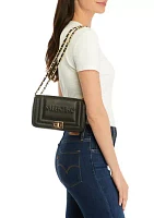 Beatriz Embossed Small Flap Crossbody