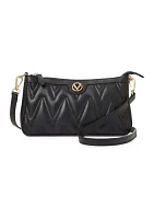 Jeanette Diamond Quilted Shoulder Bag