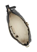 Jeanette Diamond Quilted Shoulder Bag