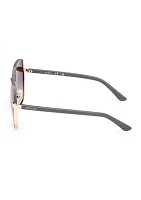Metal Geometric Sunglasses
