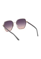 Metal Geometric Sunglasses