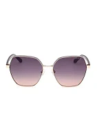 Metal Geometric Sunglasses