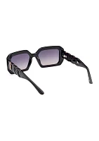 Plastic Rectangular Sunglasses