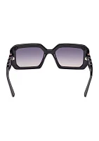 Plastic Rectangular Sunglasses