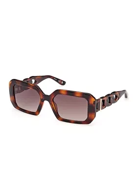 Plastic Rectangular Sunglasses