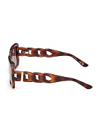 Plastic Rectangular Sunglasses