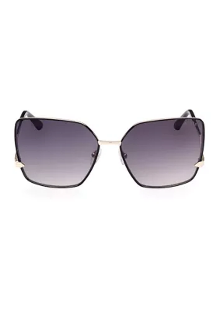 Butterfly Frame Metal Sunglasses