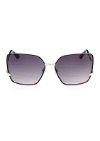 Butterfly Frame Metal Sunglasses