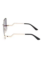 Butterfly Frame Metal Sunglasses