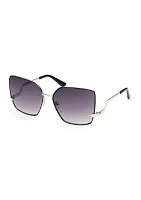 Butterfly Frame Metal Sunglasses