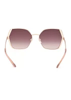 Metal Geometric Sunglasses