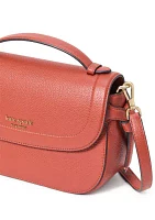 Knott Pebbled Leather Top Crossbody Bag