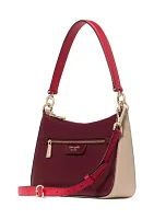 Hudson Color Blocked Pebbled Leather Convertible Crossbody