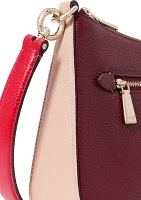 Hudson Color Blocked Pebbled Leather Convertible Crossbody