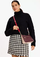 Hudson Color Blocked Pebbled Leather Convertible Crossbody