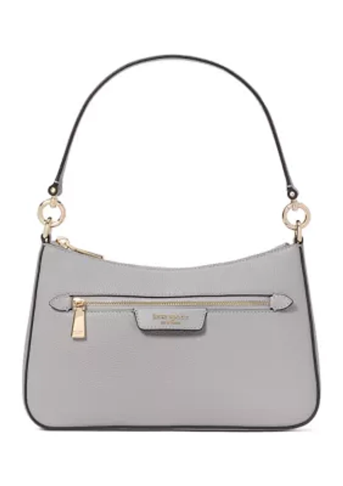 Hudson Pebble Leather Convertible Crossbody Bag