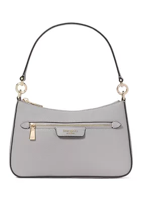 Hudson Pebble Leather Convertible Crossbody Bag