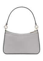 Hudson Pebble Leather Convertible Crossbody Bag