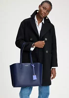 Suite Crossgrain Leather Work Tote Bag