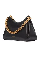 Grace Fine Grain Leather Chain Shoulder Bag