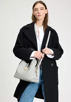 Tribeca Pebbled Leather Medium Crossbody Tote