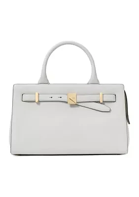 Tribeca Pebbled Leather Satchel